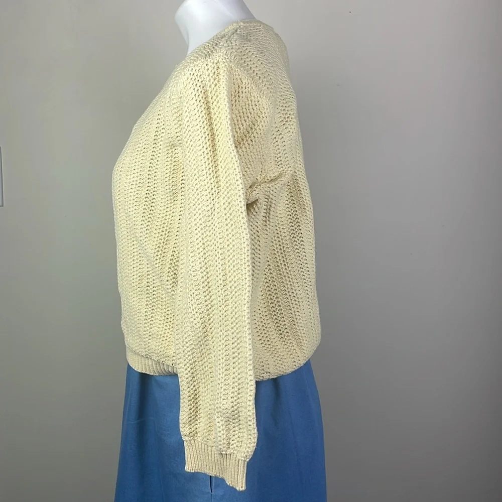 Vintage Open Knit Talbots Petites Sweater